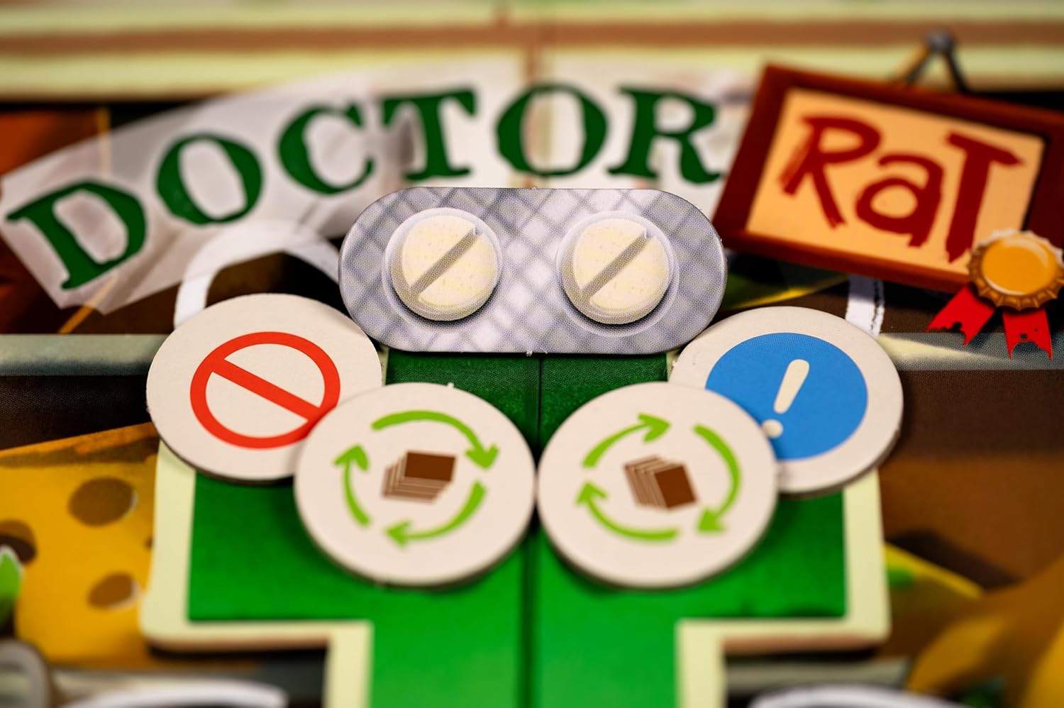Blue Orange | Doctor Rat | Board Game | Ages 10+ | 2-7 Players | 30 Minutes Playing Time