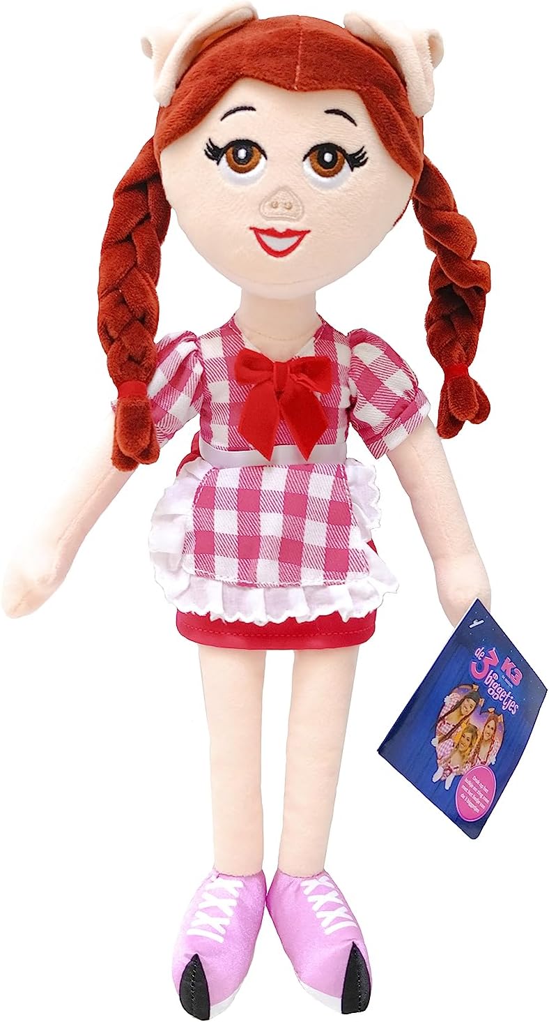 K3 : Cuddly Doll with Music 40 cm - Hanne - 3 Piglets