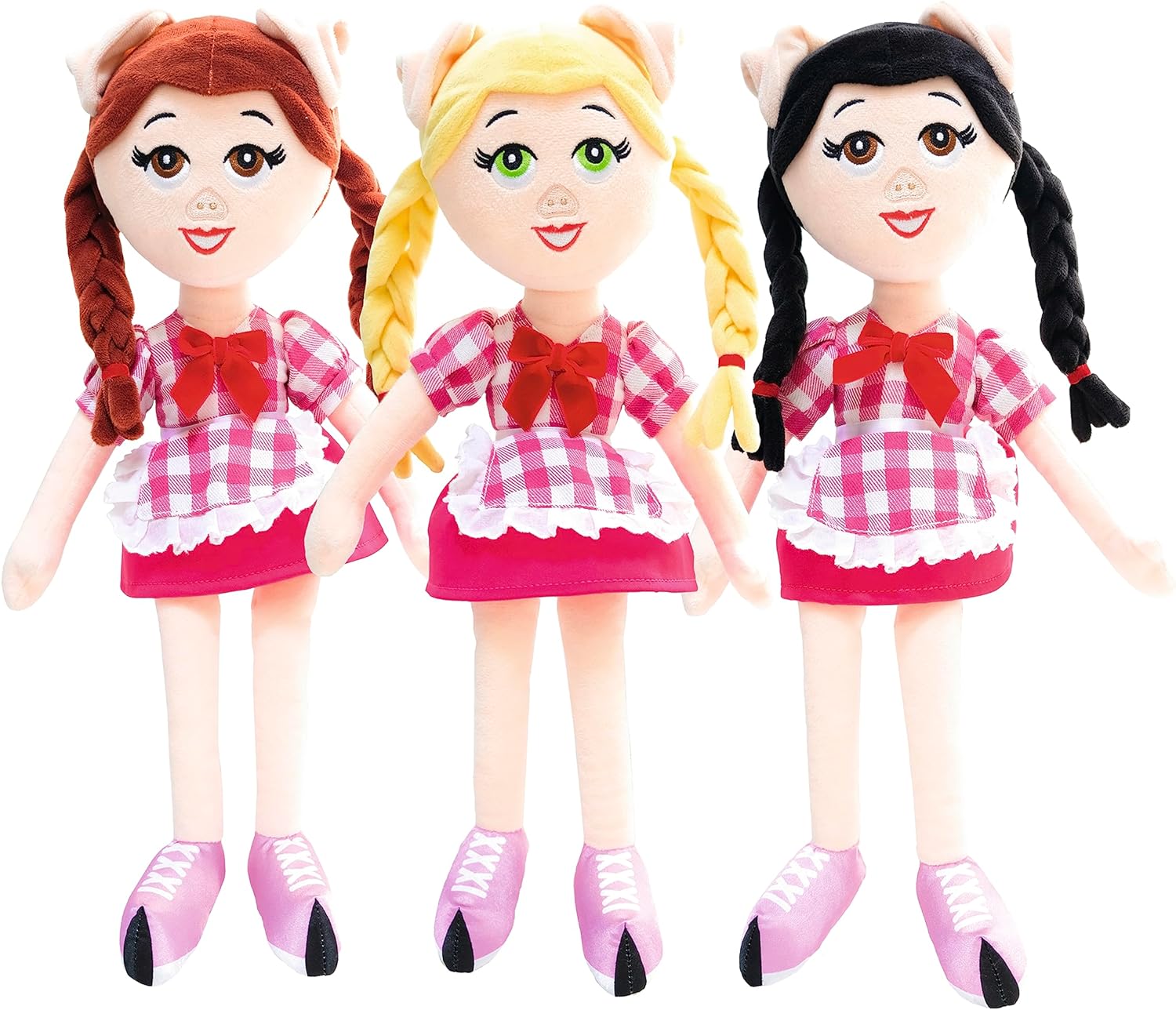 K3 : Cuddly Doll with Music 40 cm - Hanne - 3 Piglets