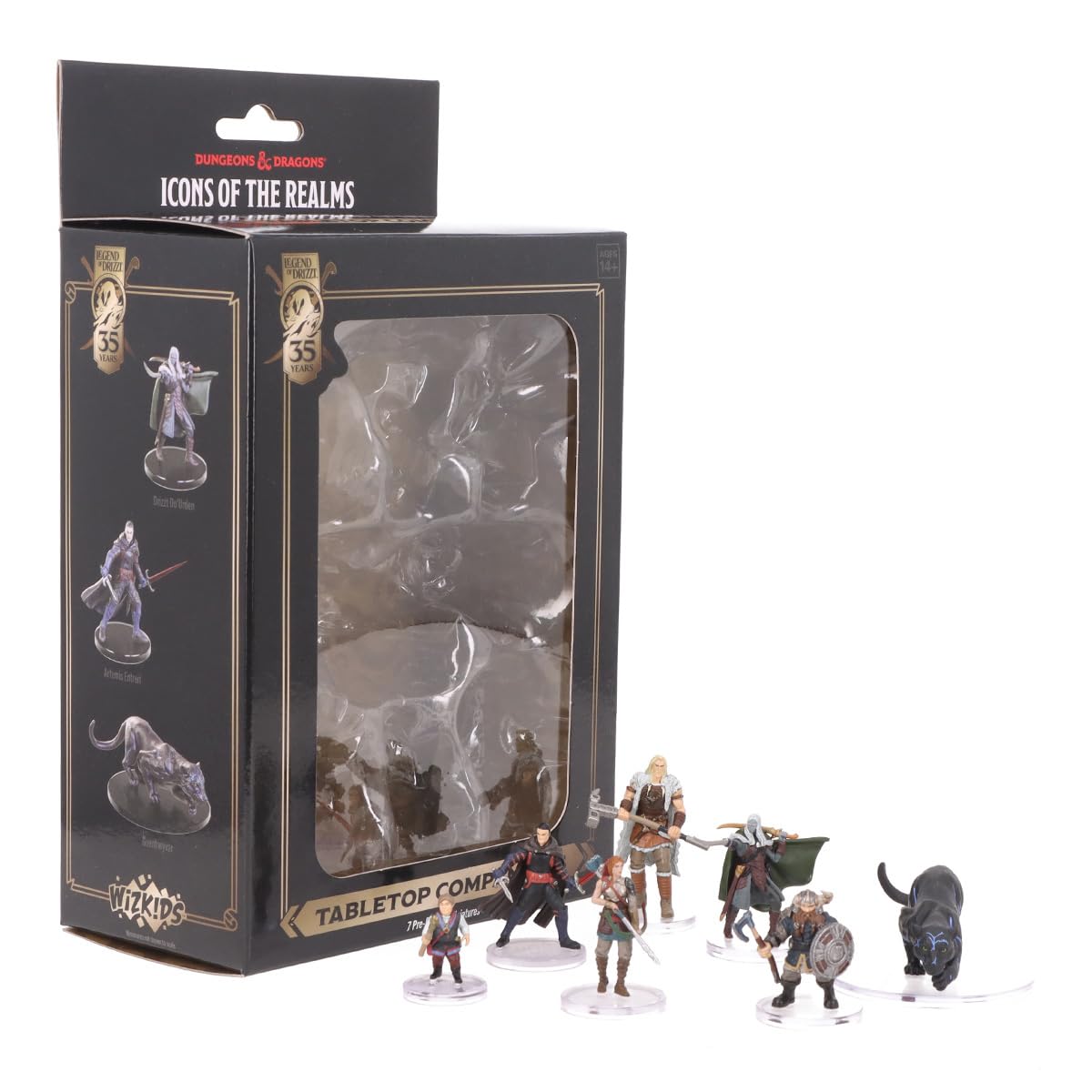 Wizkids D&D The Legend of Drizzt 35th Anniversary Miniatures Prepainted Tabletop Companions Boxed Set
