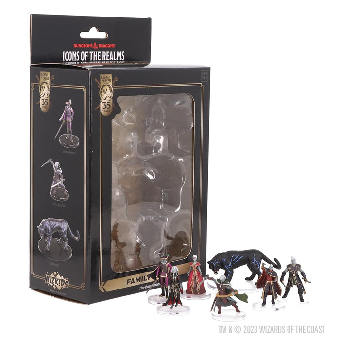 WizKids D&D The Legend of Drizzt 35th Anniversary Prepainted Miniatures Family & Foes Boxed Set