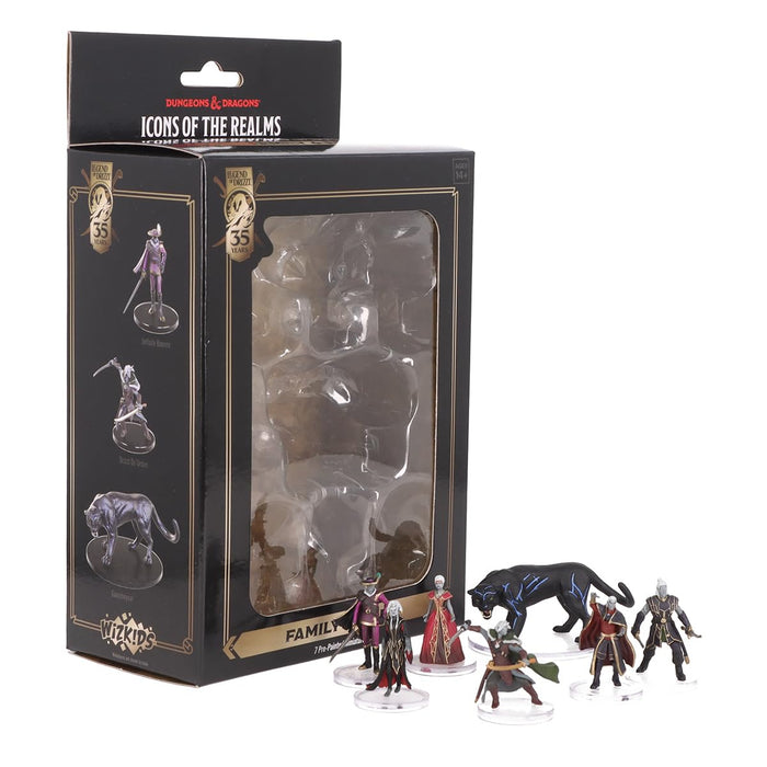WizKids D&D The Legend of Drizzt 35th Anniversary Prepainted Miniatures Family & Foes Boxed Set