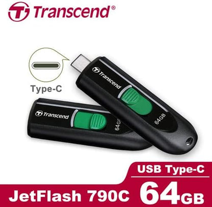 Transcend 64Go USB 3.2 Pen Drive Type-C
