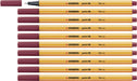 Fineliner - STABILO point 88 - Pack of 10