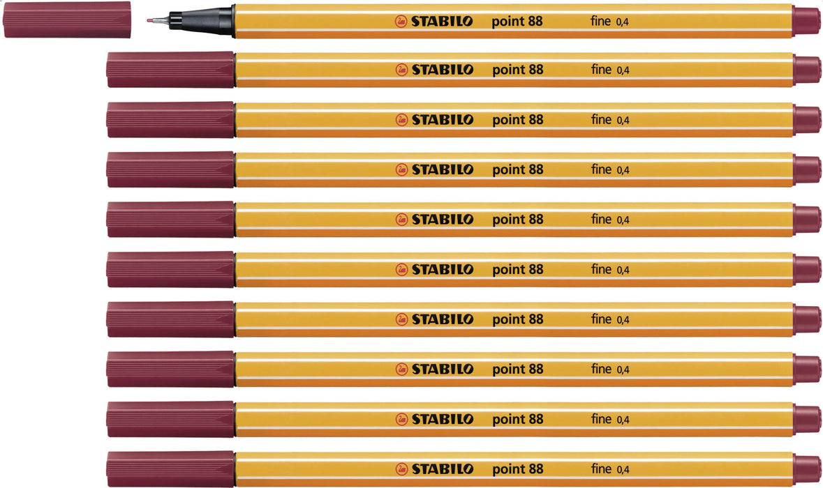 Fineliner - STABILO point 88 - Pack of 10