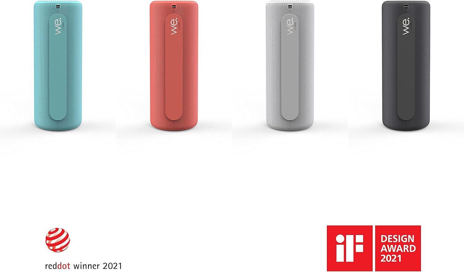 Hear 1 Speaker Wrls Bt Coral Red
