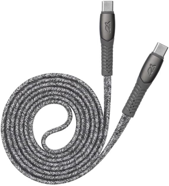 Rivacase PS6105 GR12 Type-C to Type-C Cable, 1.2 meter Length, Grey