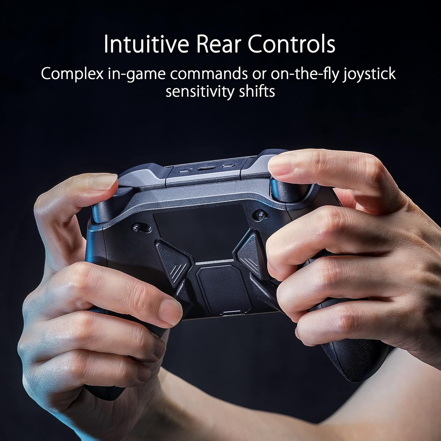 ASUS ROG Raikiri Pro PC Controller (OLED Display, einstellbare Trigger und Joystick, Aura RGB Beleuchtung, ESS DAC, 3,5-mm Kopfhörerbuchse, Stummschalttaste, USB-C, 2,4 GHz, Bluetooth