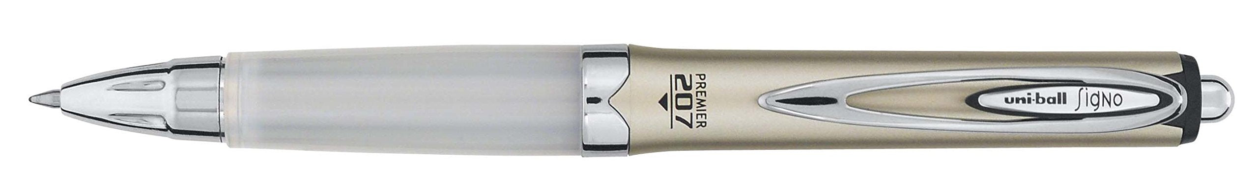 OSAMA Signo 207 Premier - Penna Gel a Sfera Punta 0.7 mm Elegante a Inchiostro Nero, Prodotto per Cancelleria e Cartoleria Tratto Fluido Rapida Asciugatura non Sbava Penne Gel Ideali come Penna Regalo