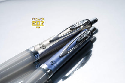 OSAMA Signo 207 Premier - Penna Gel a Sfera Punta 0.7 mm Elegante a Inchiostro Nero, Prodotto per Cancelleria e Cartoleria Tratto Fluido Rapida Asciugatura non Sbava Penne Gel Ideali come Penna Regalo