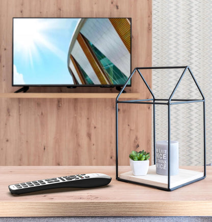 MELICONI Gumbody Practical 2+ Universal 2 in 1 Remote Control with Rubber Body Ideal for 1 TV and 1 External Decoder