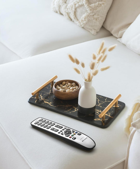 MELICONI Gumbody Practical 2+ Universal 2 in 1 Remote Control with Rubber Body Ideal for 1 TV and 1 External Decoder