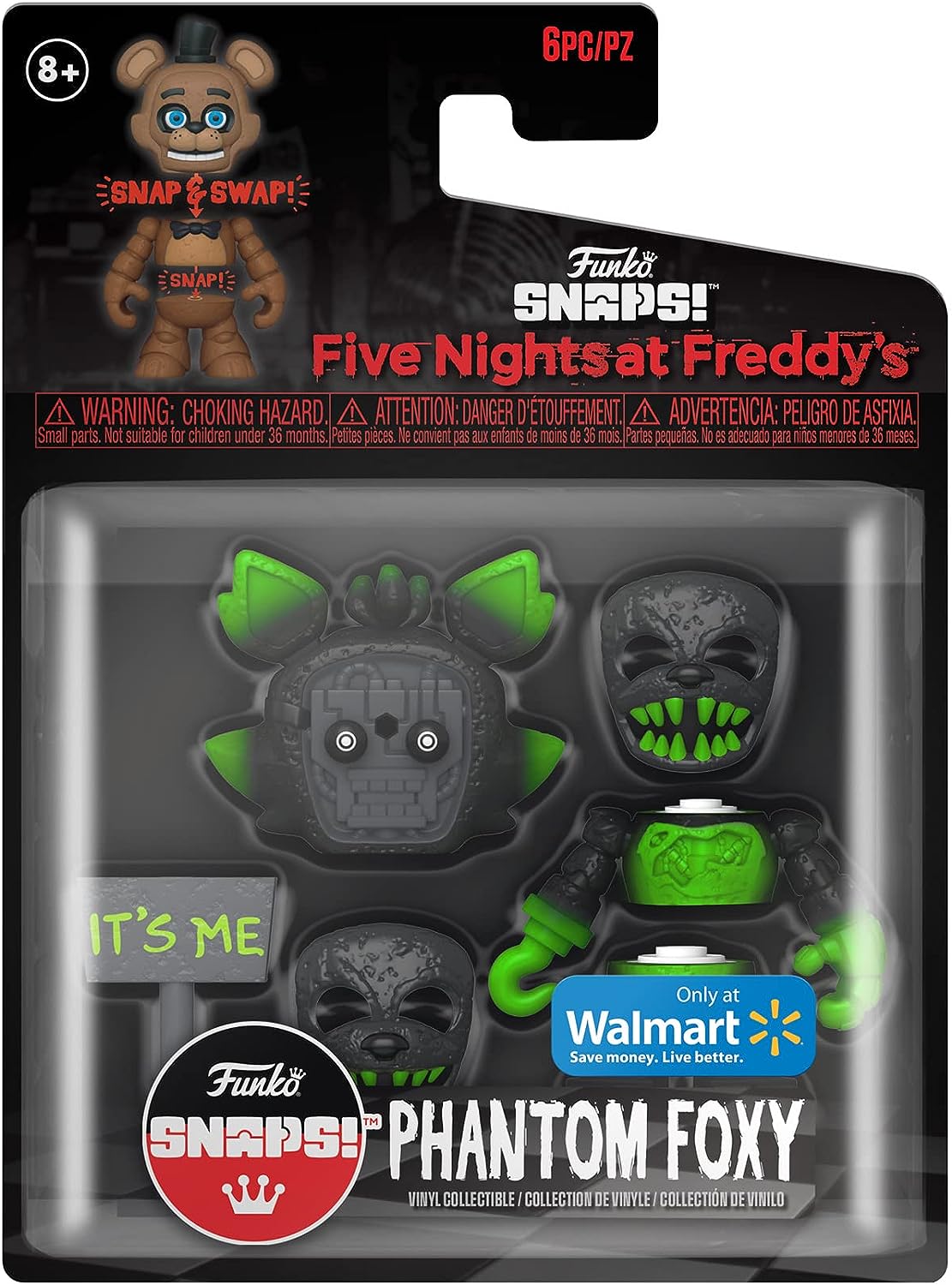 Funko Five Nights At Freddy's (FNAF) Snap: Phantom Foxy - Collectable Vinyl Figure - Gift Idea - Official Merchandise - Toys for Boys, Girls, Kids & Adults - Video Games Fans - Stocking Fillers