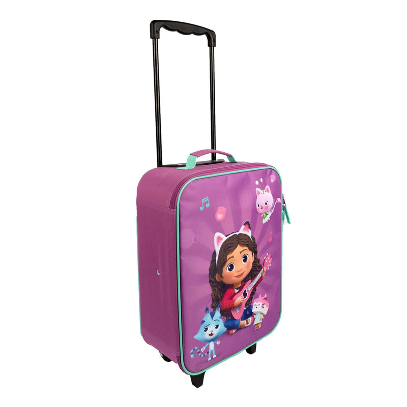 Undercover - Gabby's Dollhouse Children's Trolley - Spacious Main Compartment - Ideal Travel Companion - Adjustable and Fixable Telescopic Pole - Dimensions 46 x 32 x 16 cm, purple, Höhe: 46 cm
