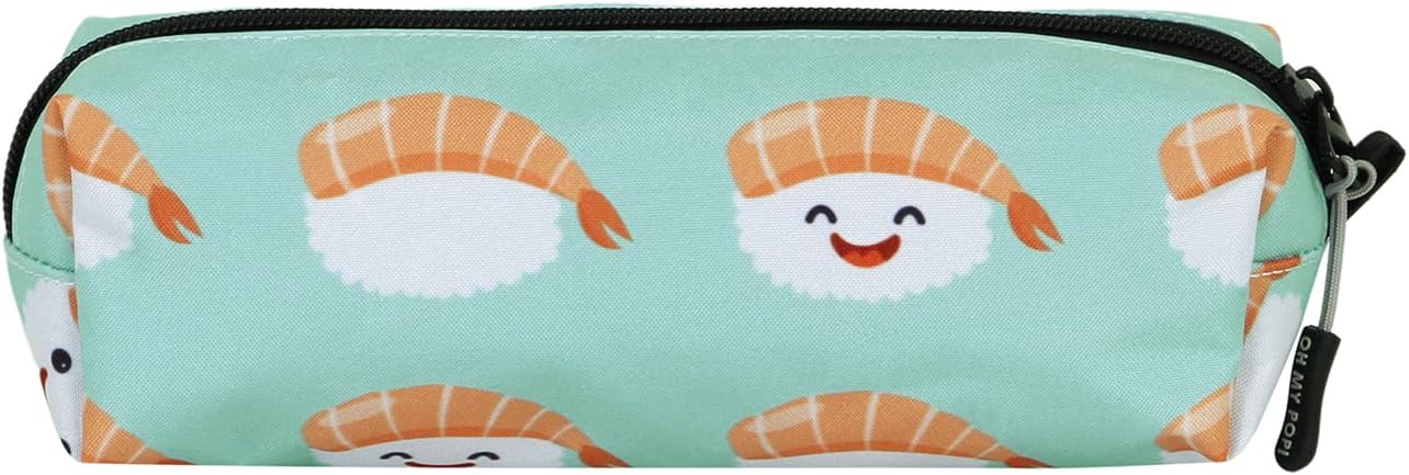 Oh My Pop! Nigiri-2.0 FAN Square Pencil Case, Turquoise