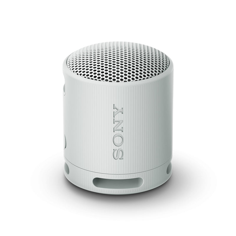 Sony SRS-XB100 - Wireless Bluetooth, Portable, Lightweight, Compact Outdoor, Travel, Speaker, Durable IP67 Waterproof & Dustproof,16 HR Battery, Versatile Strap, Hands-Free Calling, Light Grey