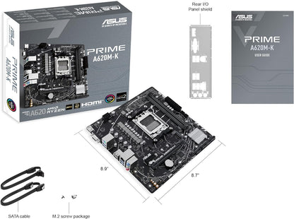 ASUS PRIME A620M-K (Socket AM5/A620/DDR5/S-ATA 6Gb/s/Micro ATX