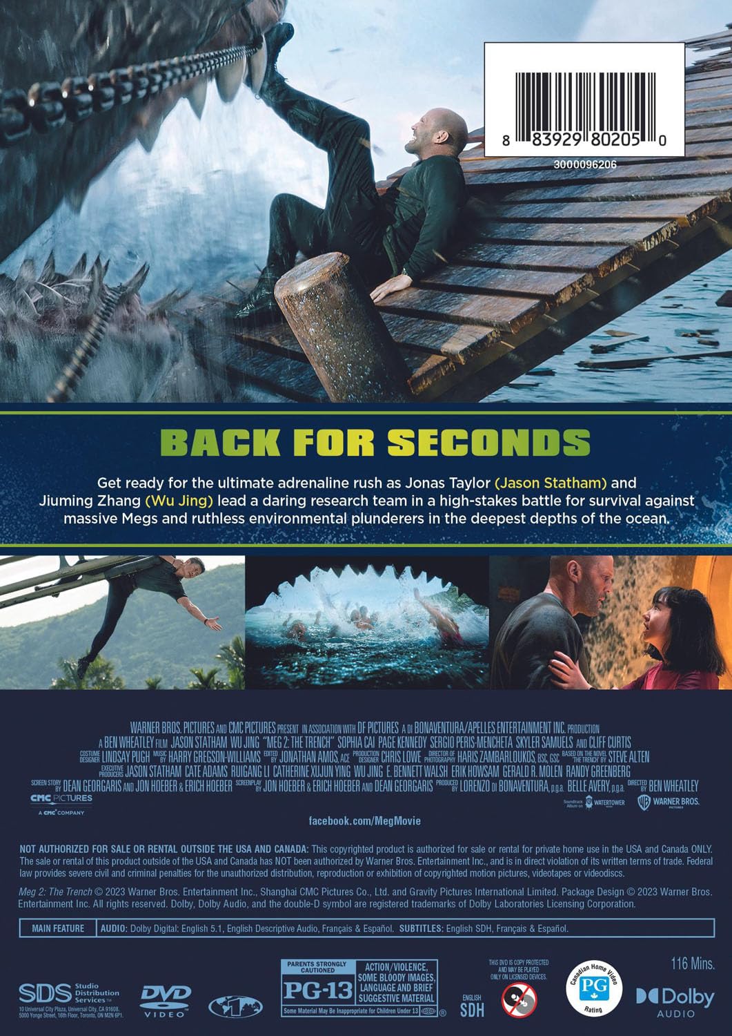 Meg 2, The: The Trench (DVD
