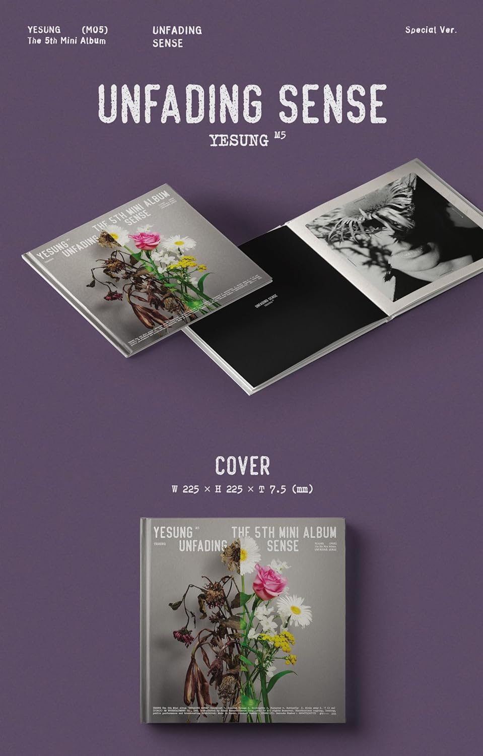 Unfading Sense - Special Version - incl. 96pg Booklet, Bookmark, Hard Mini Poster + 2 Photocards