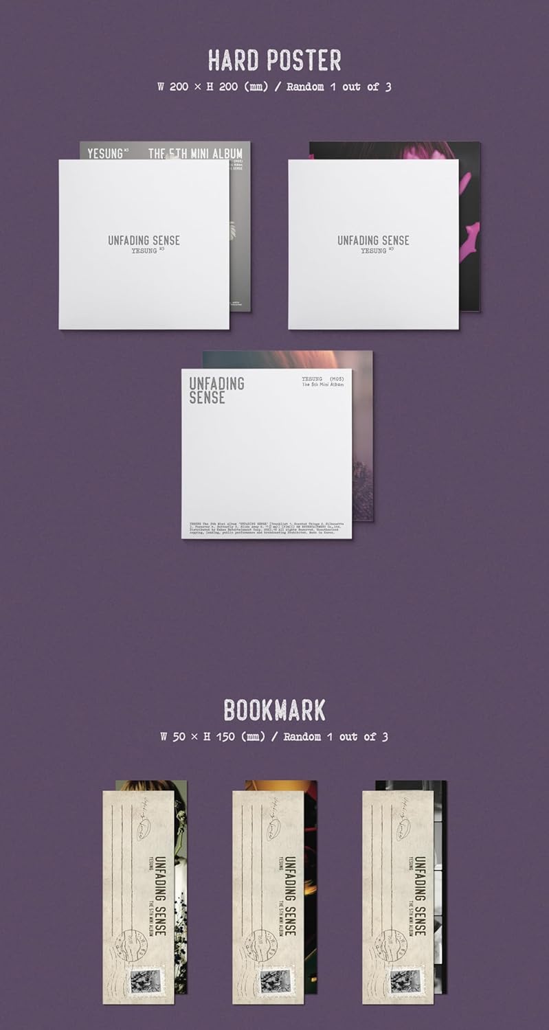 Unfading Sense - Special Version - incl. 96pg Booklet, Bookmark, Hard Mini Poster + 2 Photocards
