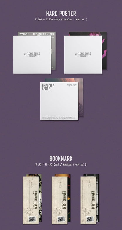 Unfading Sense - Special Version - incl. 96pg Booklet, Bookmark, Hard Mini Poster + 2 Photocards