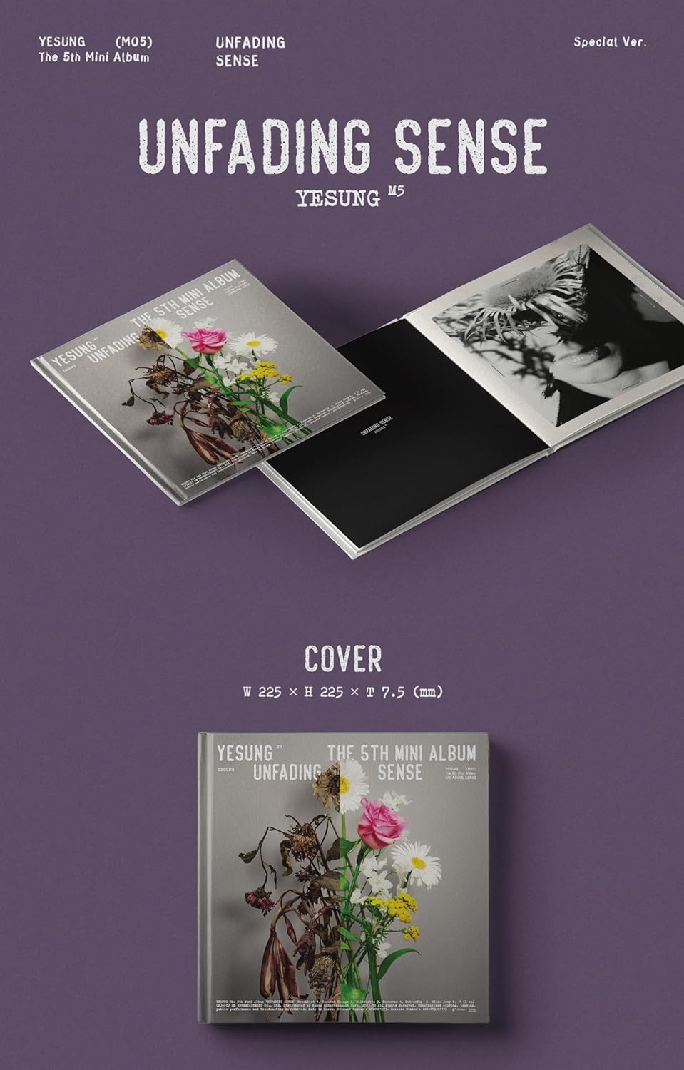 Unfading Sense - Special Version - incl. 96pg Booklet, Bookmark, Hard Mini Poster + 2 Photocards