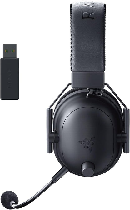 Razer BlackShark V2 Pro (2023) - Premium Wireless E-Sports Headset (HyperClear Super Wideband Mic, TriForce Titanium 50mm Driver, HyperSpeed Wireless Technology, Up to 70hrs Battery