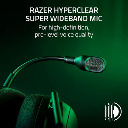 Razer BlackShark V2 Pro (2023) - Premium Wireless E-Sports Headset (HyperClear Super Wideband Mic, TriForce Titanium 50mm Driver, HyperSpeed Wireless Technology, Up to 70hrs Battery
