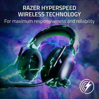 Razer BlackShark V2 Pro (2023) - Premium Wireless E-Sports Headset (HyperClear Super Wideband Mic, TriForce Titanium 50mm Driver, HyperSpeed Wireless Technology, Up to 70hrs Battery