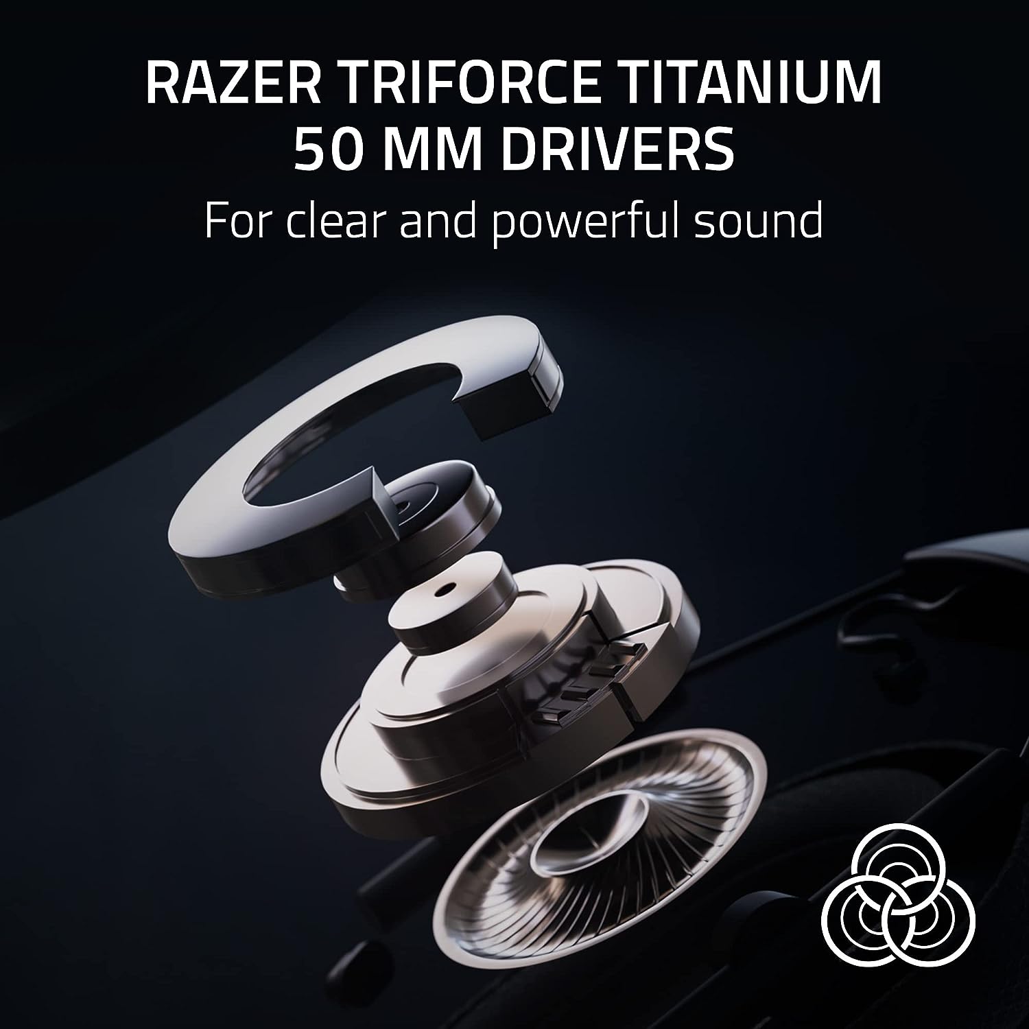 Razer BlackShark V2 Pro (2023) - Premium Wireless E-Sports Headset (HyperClear Super Wideband Mic, TriForce Titanium 50mm Driver, HyperSpeed Wireless Technology, Up to 70hrs Battery