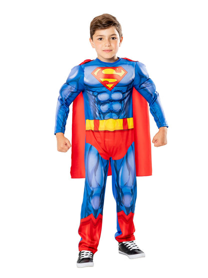 Rubie's Official DC Superman Child Costume, Kids Superhero Fancy Dress