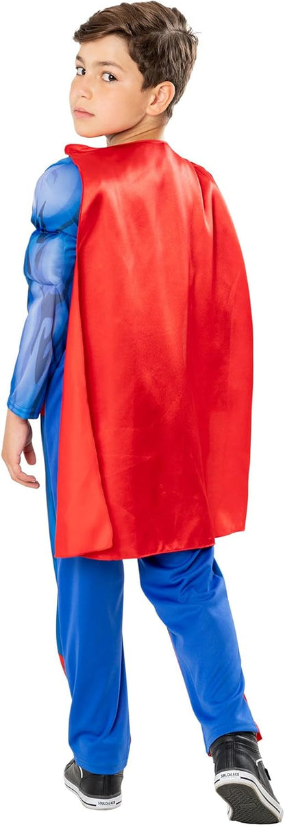 Rubie's Official DC Superman Child Costume, Kids Superhero Fancy Dress
