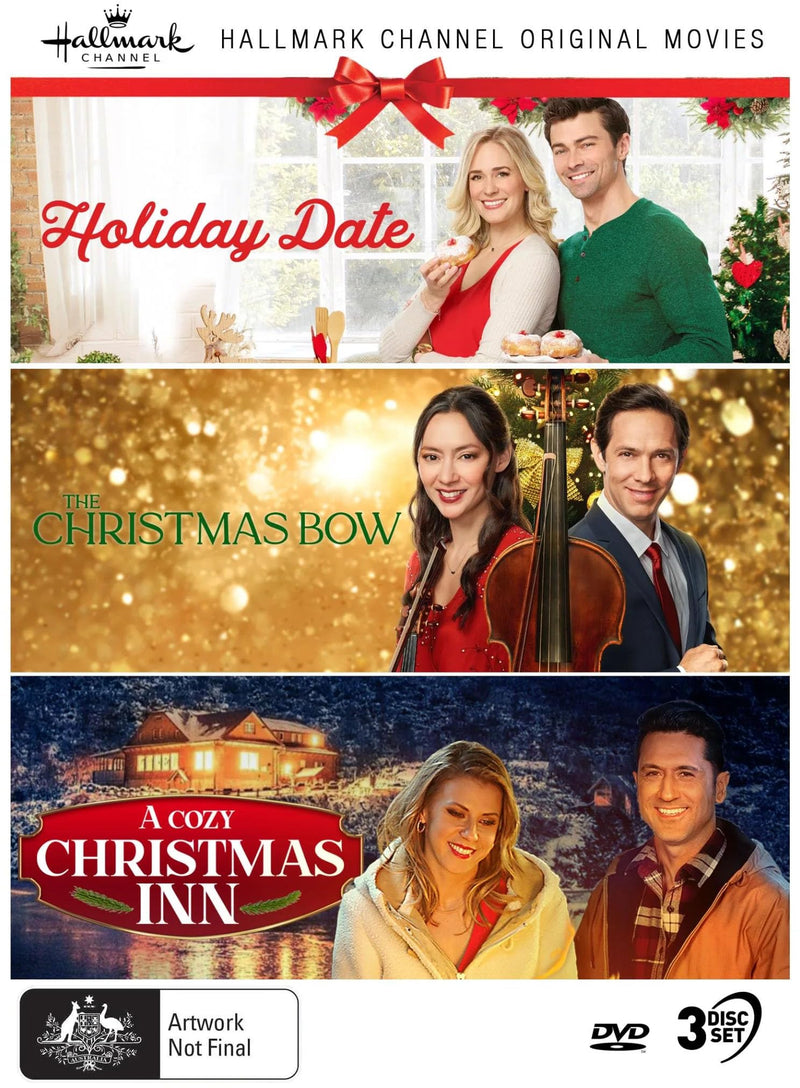 Hallmark Chirstmas 3 Film Collection (Holiday Date, The Christmas Bow, A Cozy Christmas Inn)