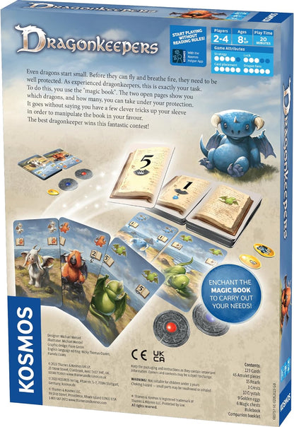 Thames & Kosmos Dragonkeepers, Exciting Card Games for Adults and Kids, Strategic Board Games for Game Night, For 2 to 4 Players, Age 8+