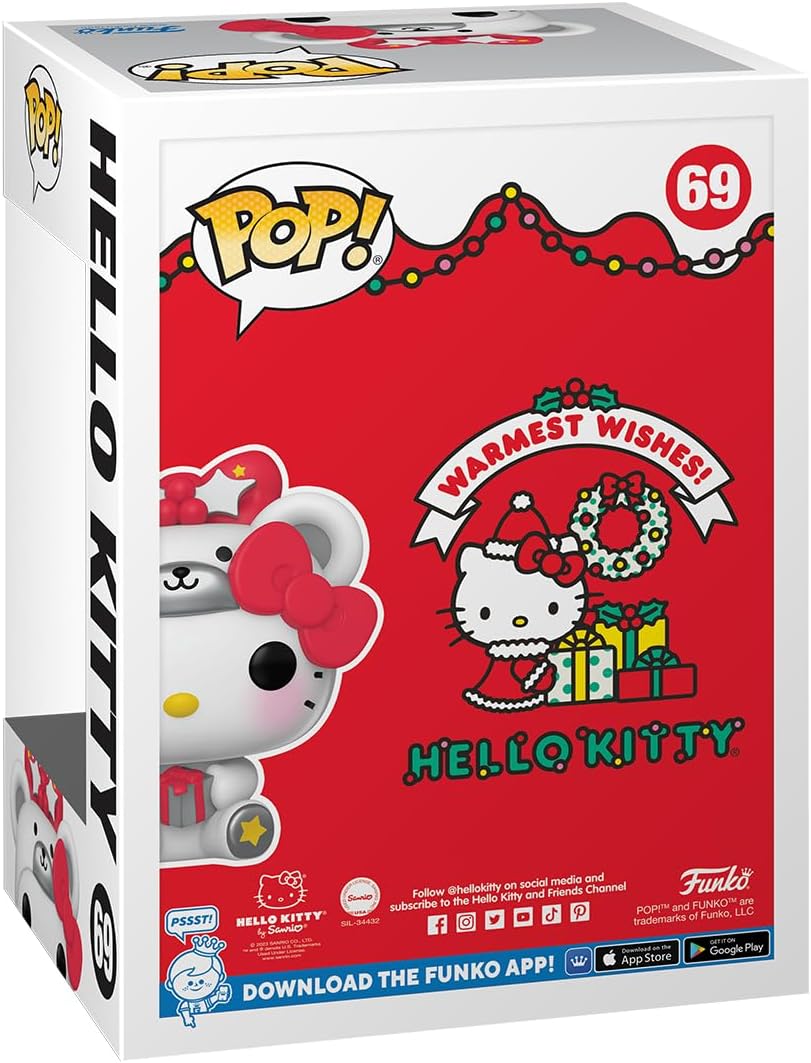 Funko POP! Sanrio: Hello Kitty - HK Polar Bear - Metallic - Collectable Vinyl Figure - Gift Idea - Official Merchandise - Toys for Kids & Adults - Model Figure for Collectors and Display