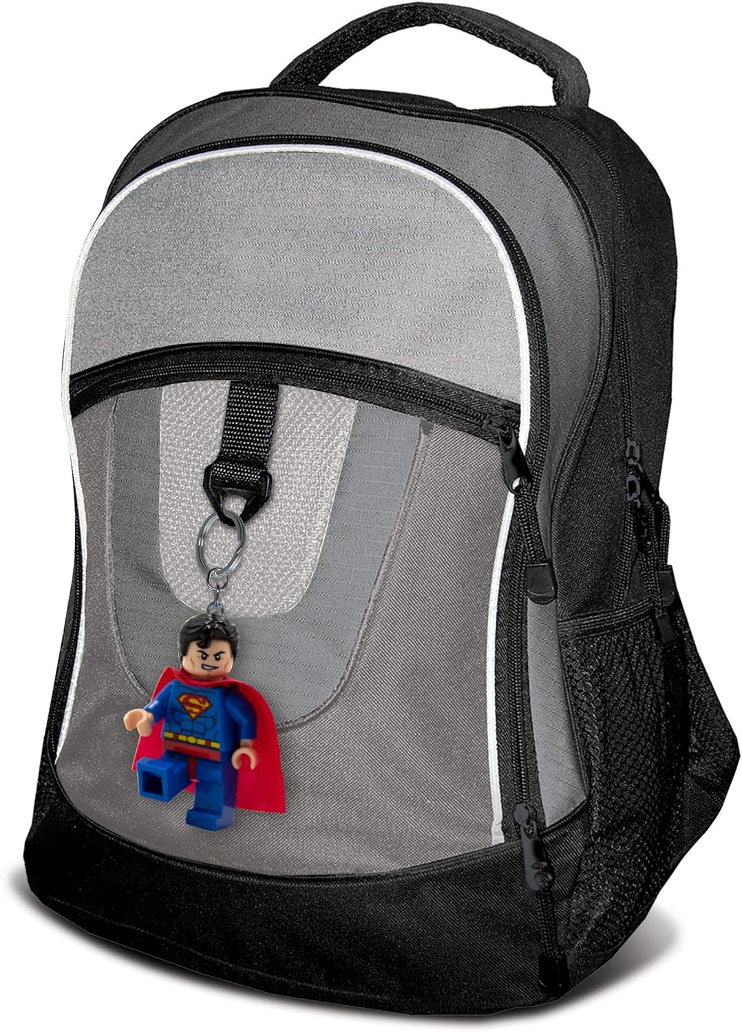 LEGO DC Super Heroes Keychain Light - Superman - 3 Inch Tall Figure (KE39H), Blue, S