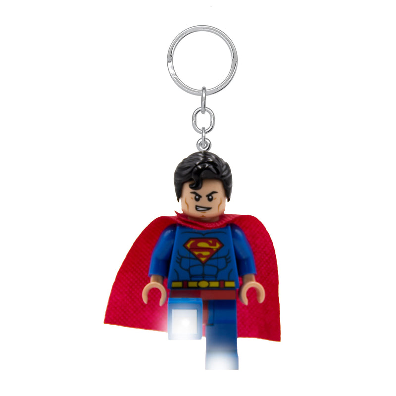 LEGO DC Super Heroes Keychain Light - Superman - 3 Inch Tall Figure (KE39H), Blue, S