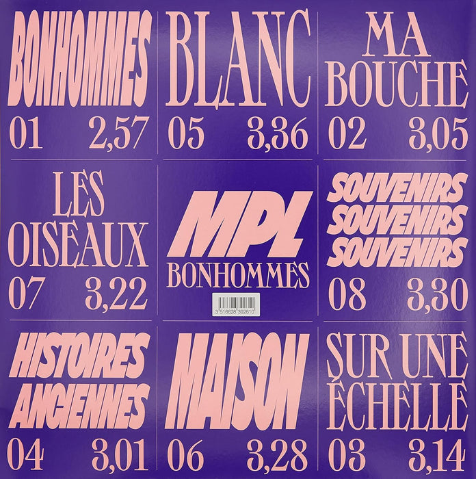 Bonhommes/Vinyle Violet