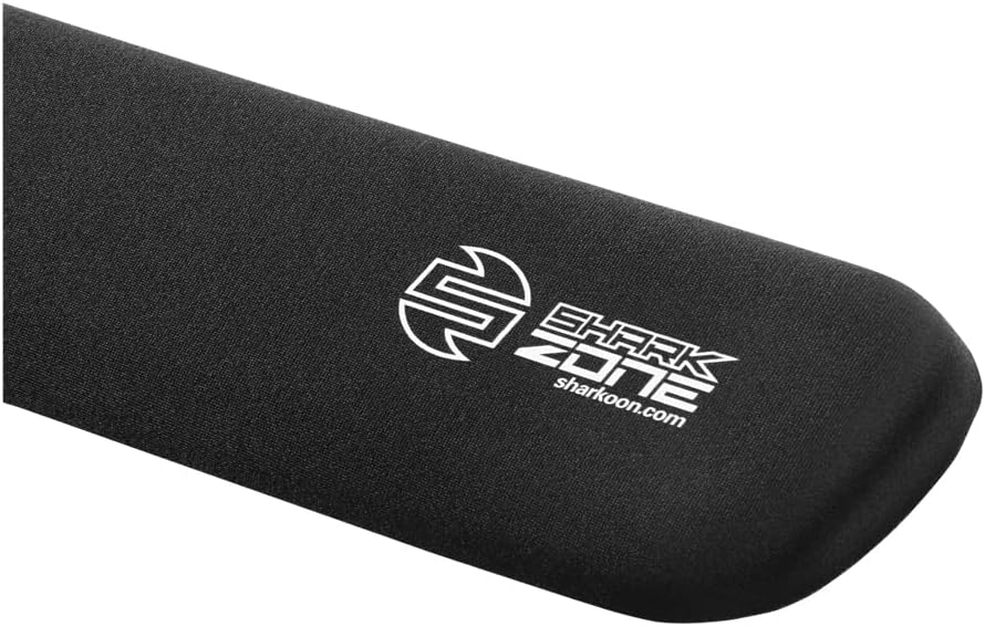 Sharkoon SHARK ZONE WR10 Ergonomic Deluxe Memory Foam Wrist Rest Black