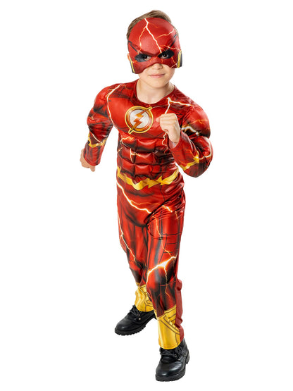 Rubie's Official DC The Flash Child Costume, Kids Superhero Fancy Dress