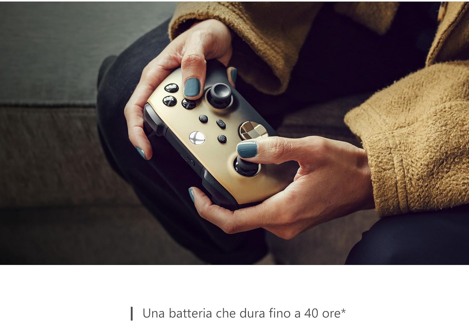Xbox Wireless Controller – Gold Shadow Special Edition for Xbox Series X|S, Xbox One, and Windows Devices