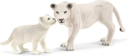 SCHLEICH 42505n Lion mother with cubs Wild Life Toy Figurine for children aged 3-8 Years