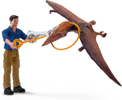 schleich 41467 Jetpack Verfolgung, für Kinder ab 5-12 Jahren, DINOSAURS - Spielset