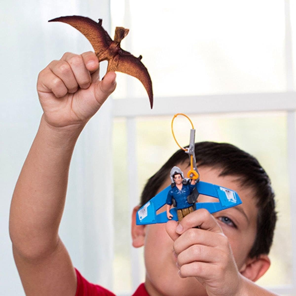 schleich 41467 Jetpack Verfolgung, für Kinder ab 5-12 Jahren, DINOSAURS - Spielset