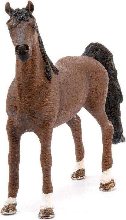 schleich 13913 American Saddlebred Wallach, ab 5 Jahren, HORSE CLUB - Spielfigur, 15 x 3 x 12 cm
