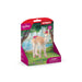 schleich BAYALA 70743 Mythisch Verziertes Rosa Lama Einhorn - Mit Glitzernden Details und Glänzendem Spiralhorn, Robustes und Fantasievolles Figuren Einhorn Spielzeug ab 5