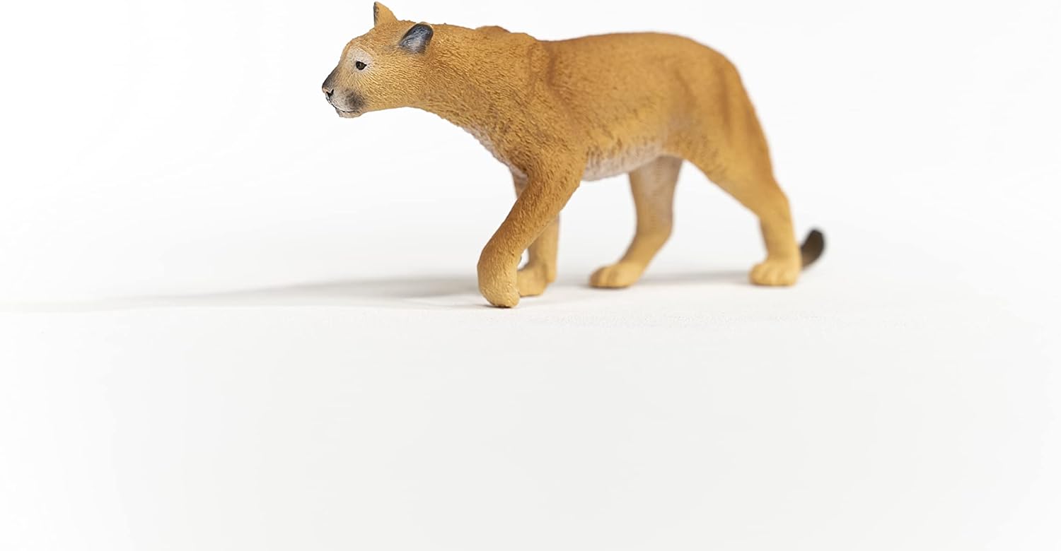 schleich 14853 Puma, dès 3 ans, WILD LIFE - figurine, 12 x 2 x 5 cm