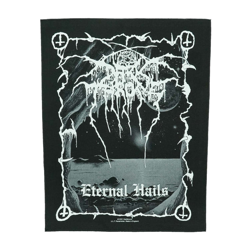 Dark Throne Men's Eternal Hails Back Patch Black