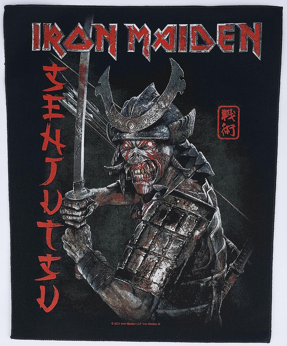 Iron Maiden Senjutsu Unisex Toppa schiena nero/rosso