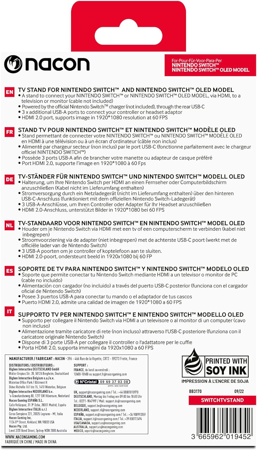 STAND TV SWITCH - Compatibel Nintendo Switch & OLED